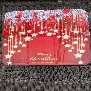 Holiday Pattern, Padded, Kitchen/Bathroom Non-Slip Floor Mat, 23.5"x 15.5", NWOT